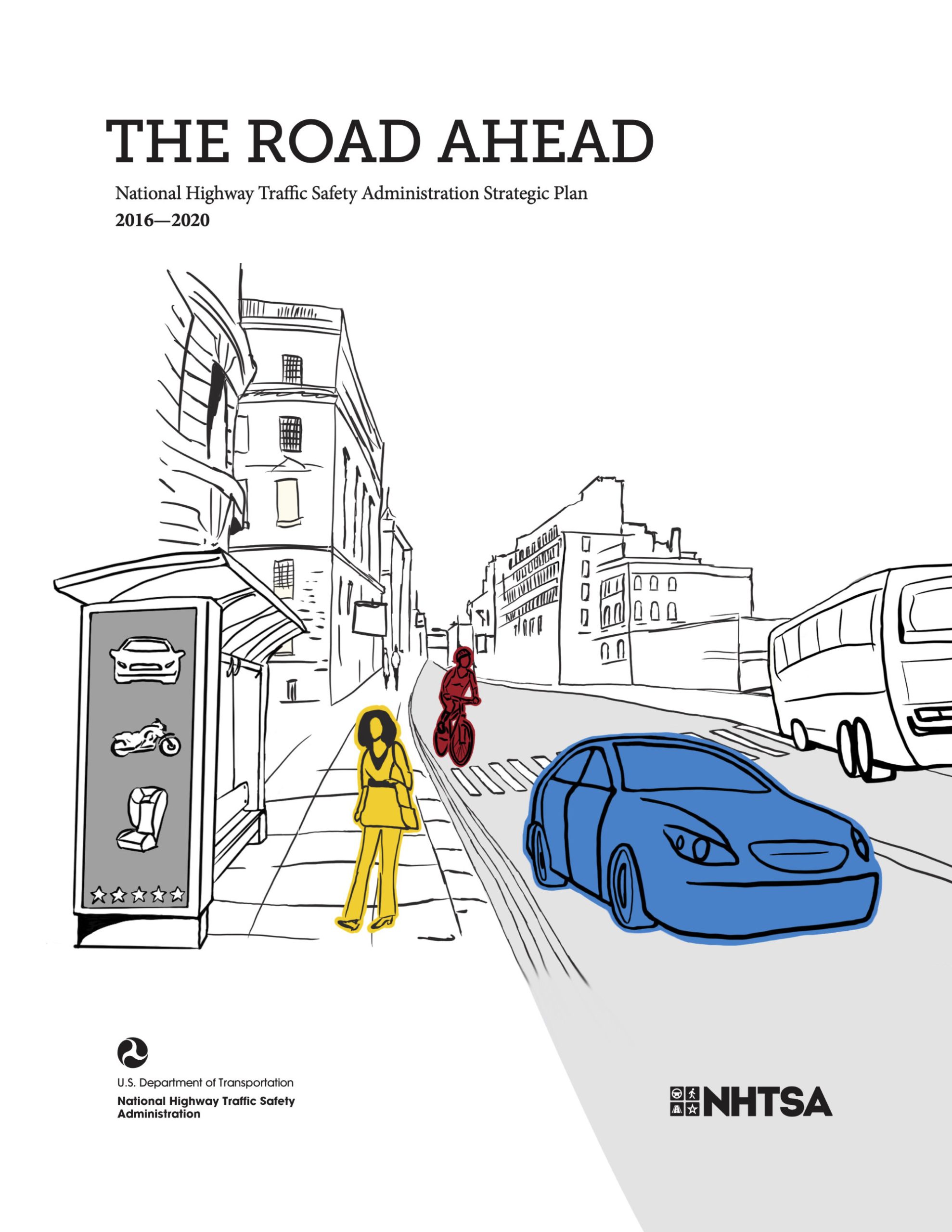 The Road Ahead — NHTSA Strategic Plan 2016–2020 cover